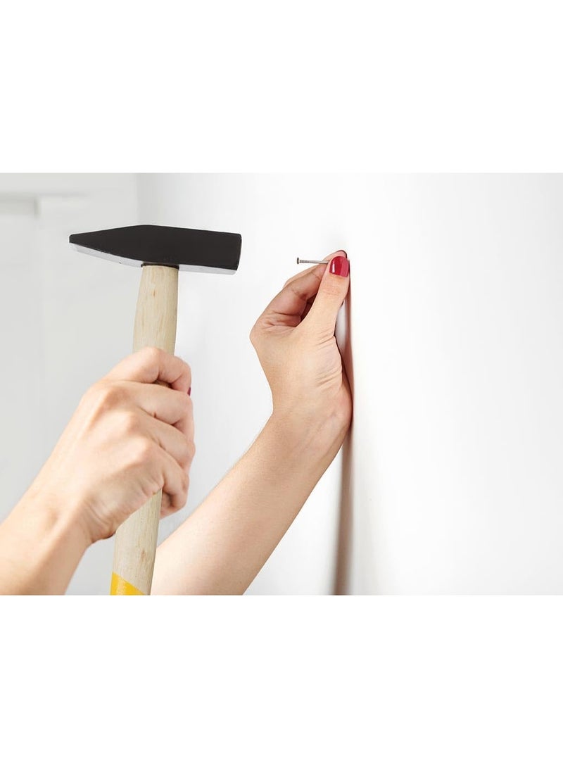 Professional Machinist Hammer with Ergonomic Wooden Handle - 1000g (1kg) High-Quality Steel for Carpentry, Construction, and DIY Tasks - Image 2
